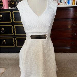 Alt B White Mini Dress
